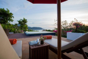 Ocean views Kata gardens penthouse 6C near Kata Noi Beach